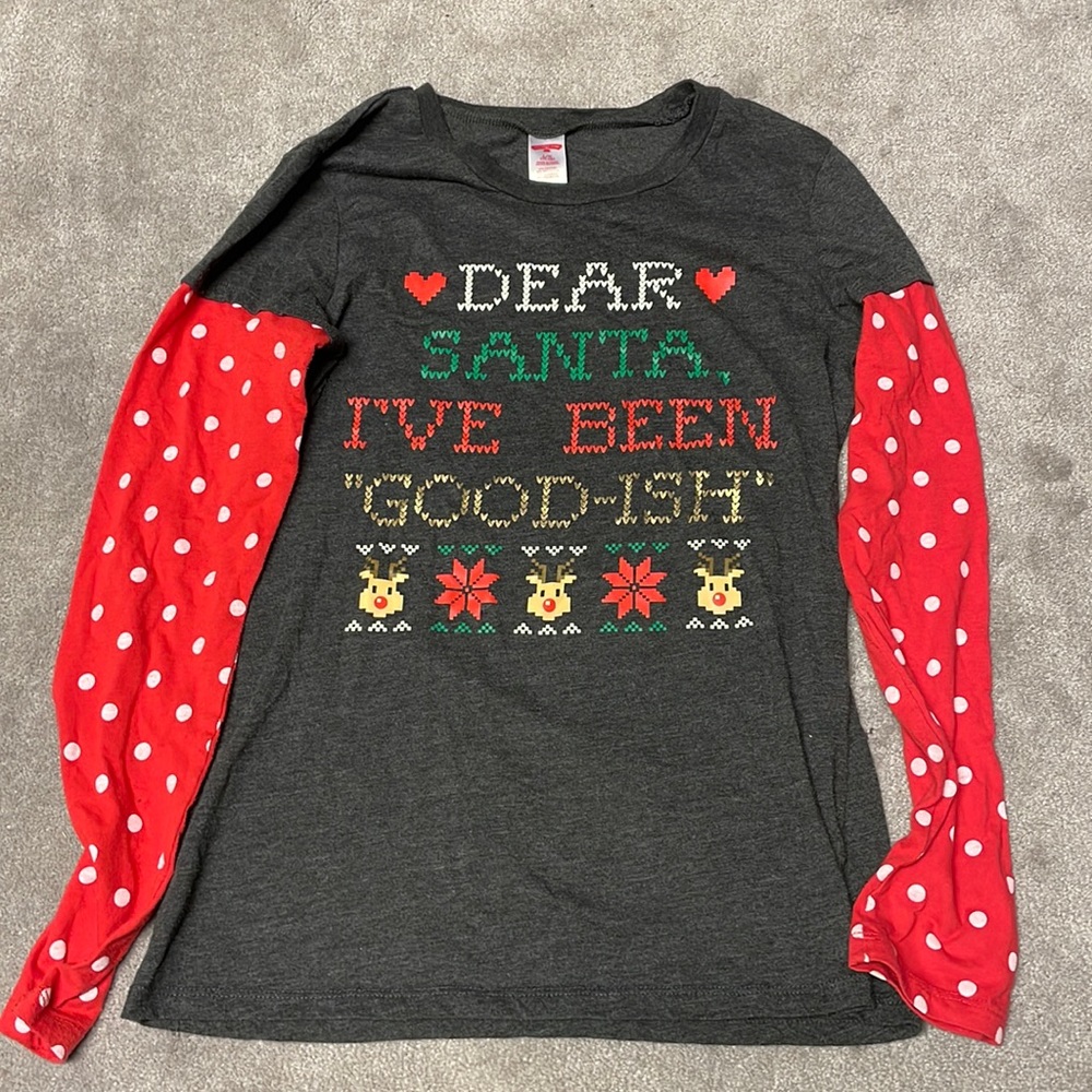 Holiday Time Christmas shirt. Size L